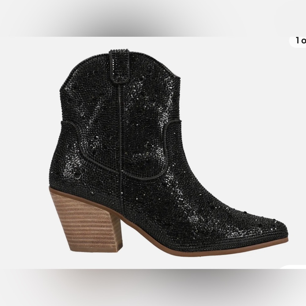 Matise Harlow western rhinestone booties